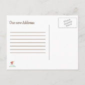 Leuke nieuwe adresherinnering, nieuw thuis Briefka Aankondigingskaart (Achterkant)