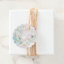 Leuke nieuwe baby meisje cadeau Label