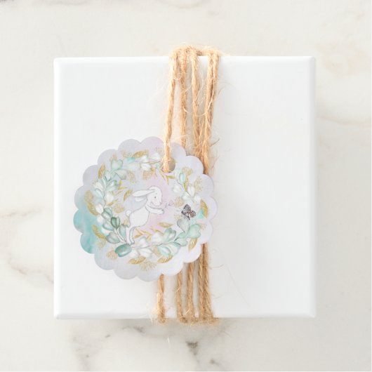 Leuke nieuwe baby meisje cadeau Label (In situ)