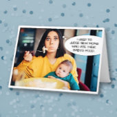 Leuke nieuwe mama Opgevouwen kaart