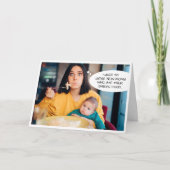 Leuke nieuwe mama Opgevouwen kaart (Voorkant)