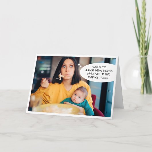 Leuke nieuwe mama Opgevouwen kaart (Voorkant)