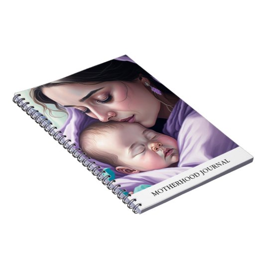 Leuke Nieuwe Moeder en Baby Moederschap Keepsake J Notitieboek (Rechterzijde)