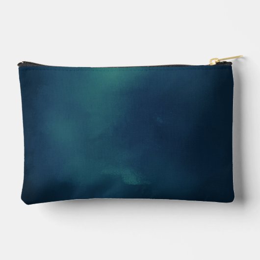 Leuke nieuwigheid Bloemen Blauw Gradiënt Accessoir Etui (Achterkant)