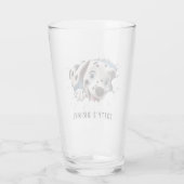 Leuke Nieuwigheid Cartoon Dalmatiër Glas Korte Naa (Achterkant)