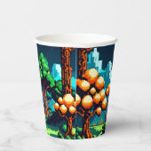 Leuke nieuwigheid computerspel verjaardagsfeestje papieren bekers (Rechts)