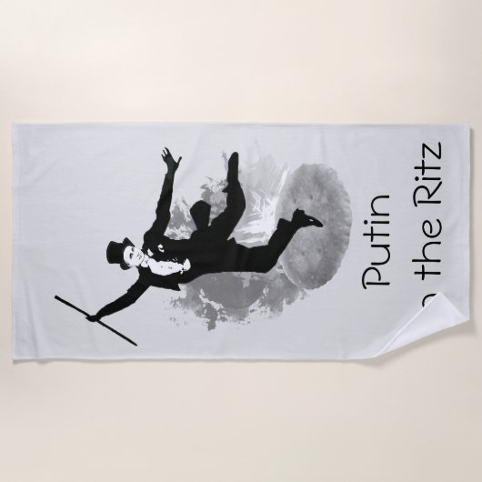 Leuke nieuwigheid Russisch Poetin op de Ritz Pun P Strandlaken (Voorkant)