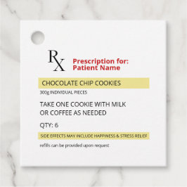 Leuke nieuwigheid RX Voorschrift Cookie Favor Tags Bedankjes Labels