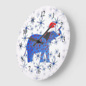 Leuke Nieuwjaar Olifant Art Wall Clock Grote Klok (Hoek)