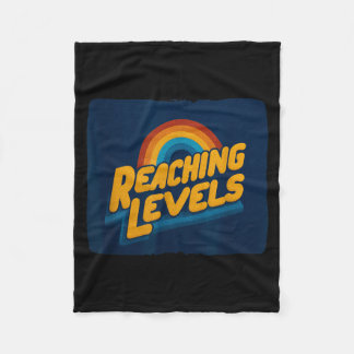 Leuke niveaus behalen met regenboogkostuum fleece deken