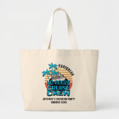 Leuke NO BOOZE CRUISE BEMANNING Ongehuwde Man Afsc Grote Tote Bag (Voorkant)