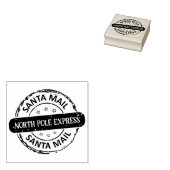 Leuke Noordpool Express Santa Mail Rubberstempel (Gestempeld)