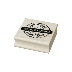 Leuke Noordpool Express Santa Mail Rubberstempel