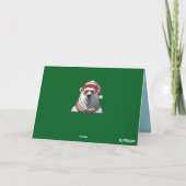 Leuke Noordpool Slaap Kerstmis Kaart (Achterkant)
