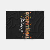 Leuke Occupational Therapy Pumpkin Autumn Tree Her Fleece Deken (Voorkant (Horizontaal))
