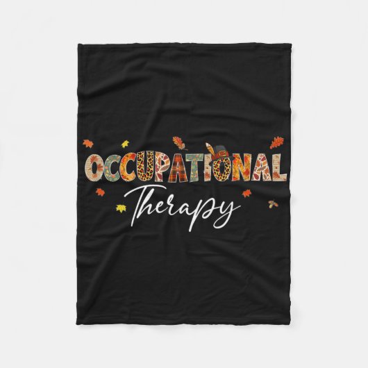 Leuke Occupational Therapy Pumpkin Autumn Tree Her Fleece Deken (Voorkant)