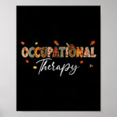 Leuke Occupational Therapy Pumpkin Autumn Tree Her Poster (Voorkant)