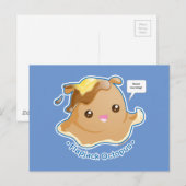 Leuke Octopus Flapjack Briefkaart (Voorkant / Achterkant)