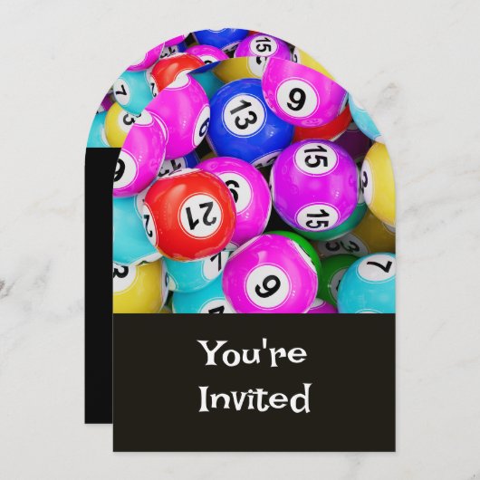 Leuke offerte Bingo Thema Verjaardag Elke Leeftijd Kaart (Voorkant / Achterkant)