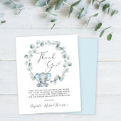 Leuke Olifant Baby Jongen Douche Dank u