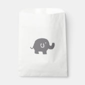 Leuke Olifant Baby shower Favor Bags Bedankzakje (Voorkant)