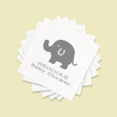 Leuke olifant Baby shower papieren servetten