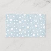 Leuke Olifant blauw boeken voor baby ticket Informatiekaartje (Achterkant)