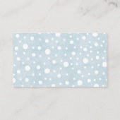 Leuke Olifant blauwe luier loterij ticket Informatiekaartje (Achterkant)