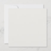 Leuke Olifant Calyptus Baby shower Invitation Kaart (Achterkant)