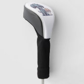 Leuke Olifant en hond Golfheadcover (Schuin)