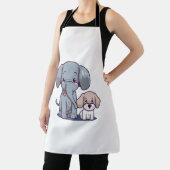 Leuke Olifant en hond Schort (Insitu)