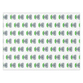 Leuke Olifant Kids Verjaardag Safari Dier Patroon Tafelkleed (Voorkant (Horizontaal))