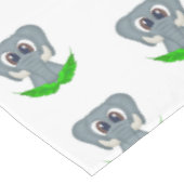 Leuke Olifant Kids Verjaardag Safari Dier Patroon Tafelkleed (Gekanteld)