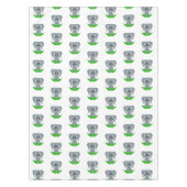 Leuke Olifant Kids Verjaardag Safari Dier Patroon Tafelkleed (Voorkant)