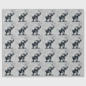 Leuke Olifant Quote Animal Art Cadeaupapier (Vlak)