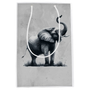 Leuke Olifant Quote Animal Art Medium Cadeauzakje