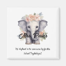 Leuke olifant school psycholoog citaat grappig