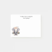 Leuke olifant school psycholoog citaat therapie post-it® notes (Voorkant)
