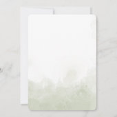 Leuke Olifant Twins Baby shower Bloemen Groen Kaart (Achterkant)