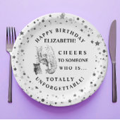 Leuke Olifant Verjaardagsfeestje Papier Borden Papieren Bordje