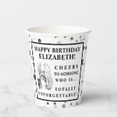 Leuke Olifant Verjaardagsfeestje Papier Cup Papieren Bekers (Voorkant)