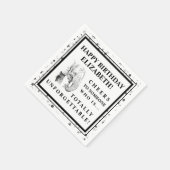 Leuke olifant verjaardagsfeestje servetten (Hoek)