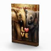 Leuke olifanten uit liefde fotoblokken (Rechts)