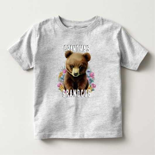 Leuke oma Grandcub Kinder Shirts (Voorkant)