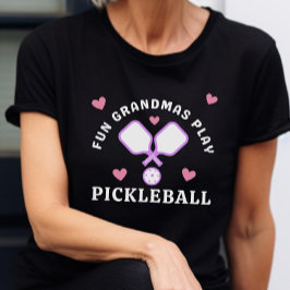 Leuke oma spelen Pickleball Grappig citaat T-shirt