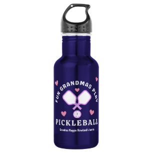 Leuke oma's spelen Pickleball Quote Waterfles