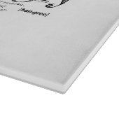 Leuke omschrijving van hangry  Angry Black Cat Snijplank (Hoek)