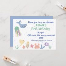 Leuke onderwater wereld eerste verjaardag