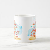 Leuke onderwaterwereld. Het leven in de oceaan. Ro Koffiemok (Center)