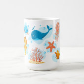 Leuke onderwaterwereld. Leven op zee Koffiemok (Center)